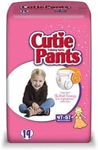 First Quality Cuties Refastenable Training Pants for Girls 4T-5T, up to 38+