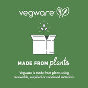 Compostable Clear Plastic 2-4oz Container Lids by Vegware – 2-4oz, PLA, Clear, Pack of 2000, Model CF736