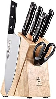 HENCKELS Dynamic 7-Pc Knife Set, Razor-Sharp German Engineered | The Perfect Kitchen Knife Set for Effortless Cutting, Informed by 100+ Years of Mastery. Dishwasher safe, Comfortable Handle