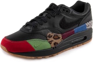 Nike Mens Air Max 1 Master Black/University Red Leather Size 9.5