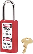 Master Lock 411RED Lockout Tagout Safety Padlock with Key
