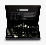 Juilliard 32 Piece With Storage Box by Oneida – 32 Piece, Stainless Steel, shiny silver, Model 2273032A