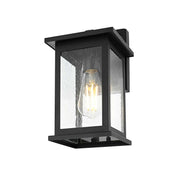 Ringgold One Light Outdoor Wall Sconce Black by Lighting Design – Iron, Black