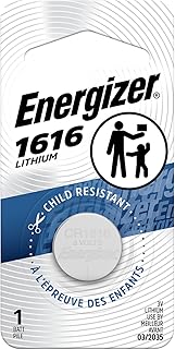 Energizer 1616 Lithium Coin Battery, 1 Pack