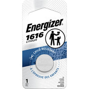Energizer 1 Count (Pack of 1) / Black/Silver / 1 Coin & Button Cell