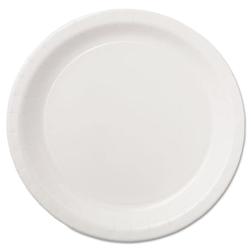 Hoffmaster PL7095 9" White Deep Ridge Paper Plate (10 Packs of 50)