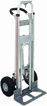Magliner TPAUAC Aluminum 3 Position Hand Truck, U Loop Handle, Microcellular Foam Tires, 500 lb Capacity, 52" Length, 21" Height, 21" Width