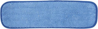 HUBERT Microfiber Wet Mop Head Blue - 18"L x 5"W Set of 3