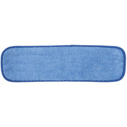 Microfiber Wet Mop Head Blue - 18"L x 5"W Set of by HUBERT – Microfiber, Blue, Pack of 3, Model AMM18HDBWB