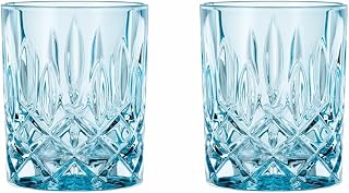 Nachtmann Noblesse Set of 2 Whisky Tumblers, Aqua