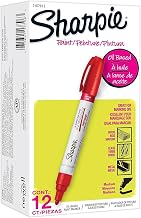 Sharpie Oil-Based Paint Marker, Medium Tip, Red, Dozen (2107613)