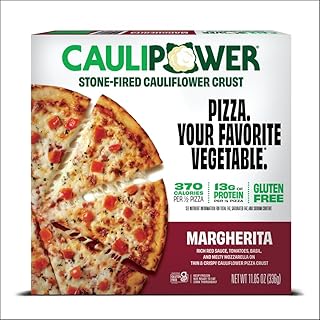 CAULIPOWER Margherita Stone-Fired Cauliflower Crust Pizza, 11.85 Oz (Pack of 1)