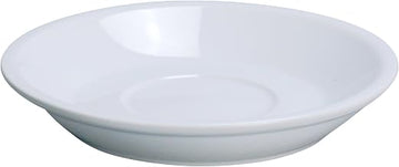 Yanco AC-57 ABCO Saucer for AC-56, 6.875" Diameter, Porcelain, Super White, Pack of 36