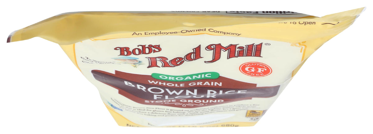 Bob's Red Mill 1.5 Pound (Pack of 1) / Off White Finely Granulated Flour With Brown Specs Throughout. / VO Rice Flour