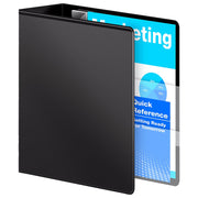 3 Ring Binder 4 Inch by Wilson Jones – 4-Inch, 4 inches, Polypropylene, Black, Model W86641