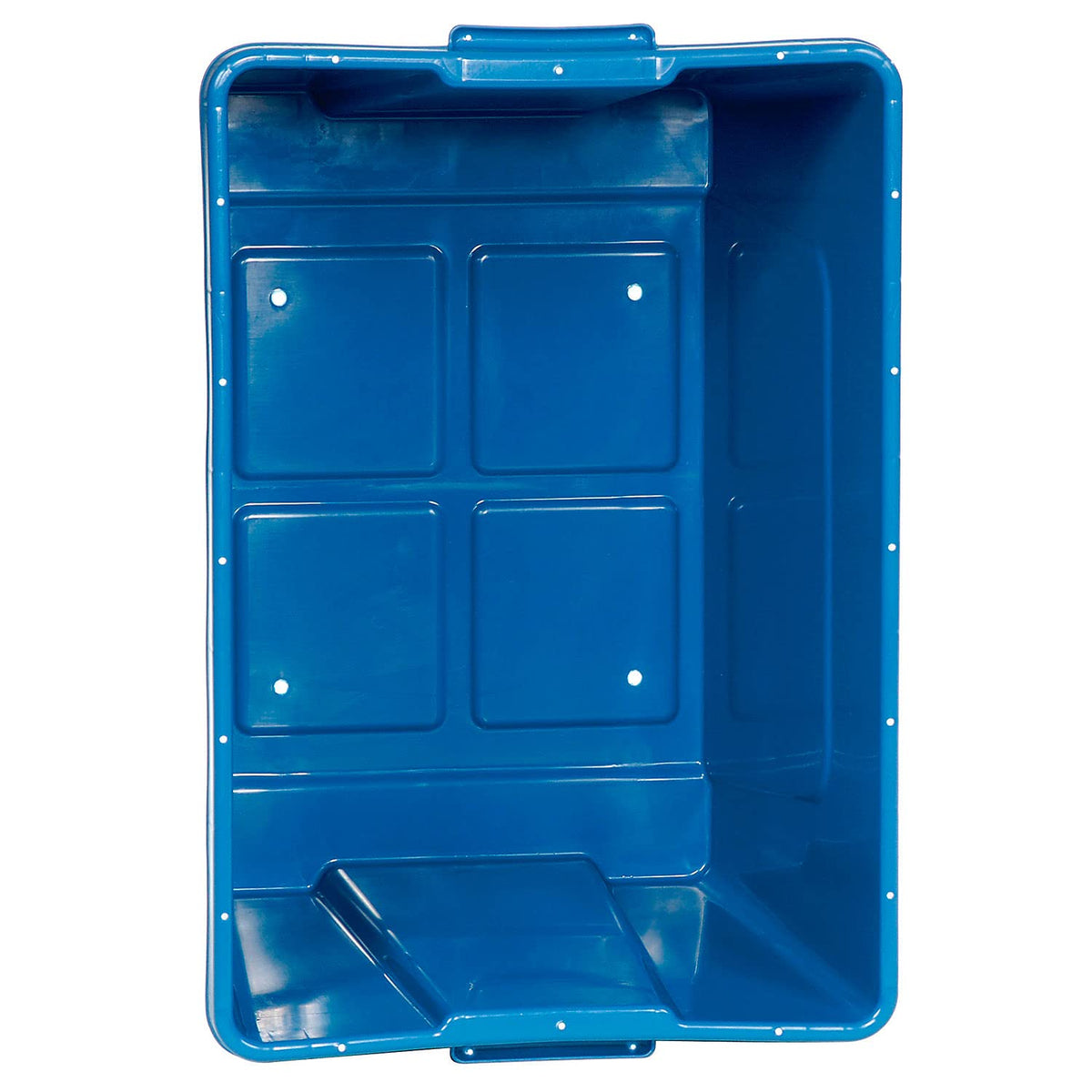Recycling Bin by Global Industrial – 24"L x 16"W x 14.5"H, 18.0 gallons, Plastic, Blue, Model GTRUE18-01