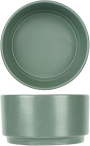Cosy & Trendy ALTO Set of 6 Stoneware Bowls, Green, Diameter 10 x Height 5.5 cm