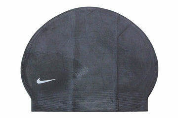 Flat Latex Swim Cap Black by Nike – Rubber, Black, Model 93050-001