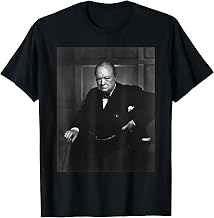 Sir Winston Churchill Portrait T-Shirt T-Shirt