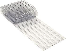 Global Industrial 6'W x 7'H Scratch Resistant Strip Door Curtain Kit