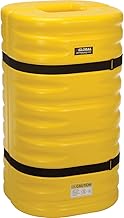 Global Industrial 42"H x 24"W Column Protector, 10" Column Opening, Yellow