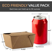 Stock Your Home Fifty Pack (30 Oz) / Kraft Brown / 30.0 ounces Boxes