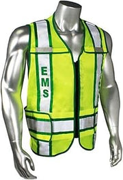 Radians 207 Breakaway Contrast Vest, EMS/Green Trim/Green, Jumbo/2X/4X