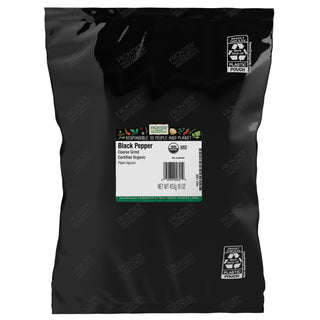 Organic Black Pepper (Coarse Grind) 1lb by Frontier Co-op – 16 Ounce (Pack of 1), No Color, Model BG13175