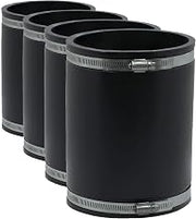 Fernco XL 1056-552 Extra Long 5” Flexible Pipe Coupling CI/Plastic/Steel to 5” CI/Plastic/Steel (Pack of 4)