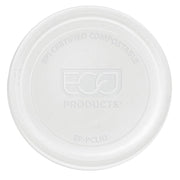 Eco-Products Compostable Clear PLA Plastic Portion Cup Lids, Case of 2000, Fits 2-4oz Food Containers, Renewable Plant-Based,