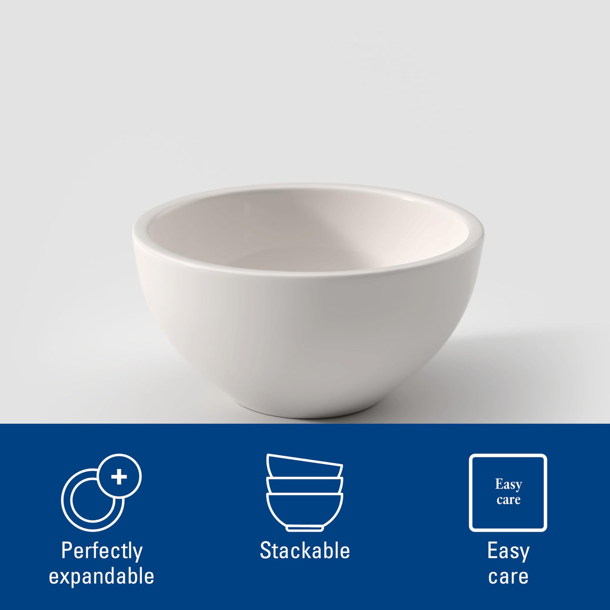 Artesano Original Collection Rice Bowl by Villeroy & Boch – 14.5 oz, 430 milliliters, Porcelain, Creamy White, Model 1041301900