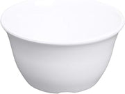 Elite Global Solutions 7 oz White Merced Melamine Bouillon Cup | Dishwasher safe, Shatterproof, Restaurant service, Great for Salads, Sides, Pasta and Shared Dishes
