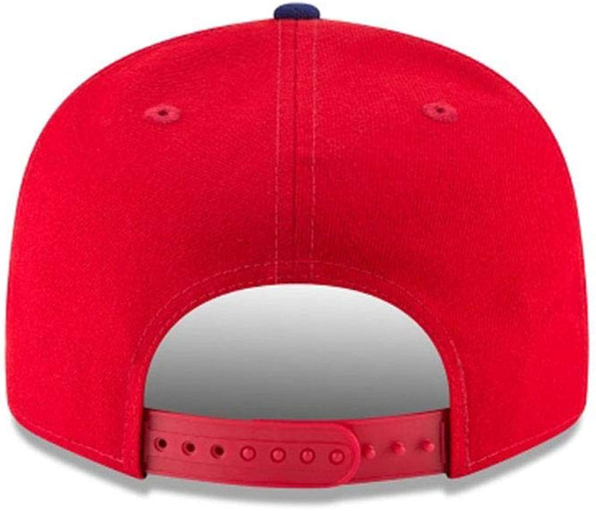MLB 9FIFTY Adjustable Snapback Hat Cap One Size Fits All (Philadelphia Phillies) by New Era – Polyester, Red, Model New Era