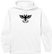 Bird Double-Headed Eagle Heraldic Crest, Crowned Laurel Emu Performance Hoodie