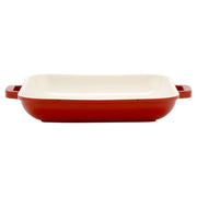 GET 0.31 Quart / Square / Red / White Dutch Ovens