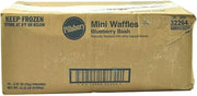 Pillsbury Blueberry Bash Mini Waffles, 2.47 Ounce -- 72 per case.