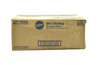 Blueberry Bash Mini Waffles by Pillsbury – 2.47 Ounce (Pack of 72), Pack of 72