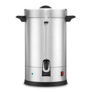 Coffee Urn with 110 Cup Capacity Stainless Steel Electric Percolator by Waring – 110-Cup, 110.0 cups, Stainless Steel, Silver, Model WCU110X