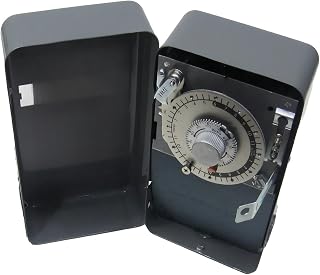 8045-20 Commercial Refrigeration Defrost Timer for Paragon Refrigerator | Defrost Control Timer Switch Electrical Rating 208-240V AC, 60 Hz, Switch Rating 40 Amps, 240 Volt Timing Motor