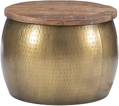 Powell Royce Large Brass Gold Drum with Storage D1241A19GL