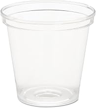 WNA P10 Comet Plastic Portion/Shot Glass, 1 oz, Clear (Case of 2500)