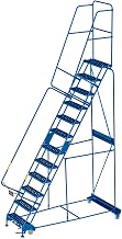 Global Industrial 12 Step Steel, Blue Powder Coat Finish, 550 Lbs. Capacity