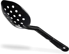 Slotted Spoons by Carlisle FoodService Products – 1 Count (Pack of 1), 1.5 fluid_ounces, Plastic, Black, Model 442603