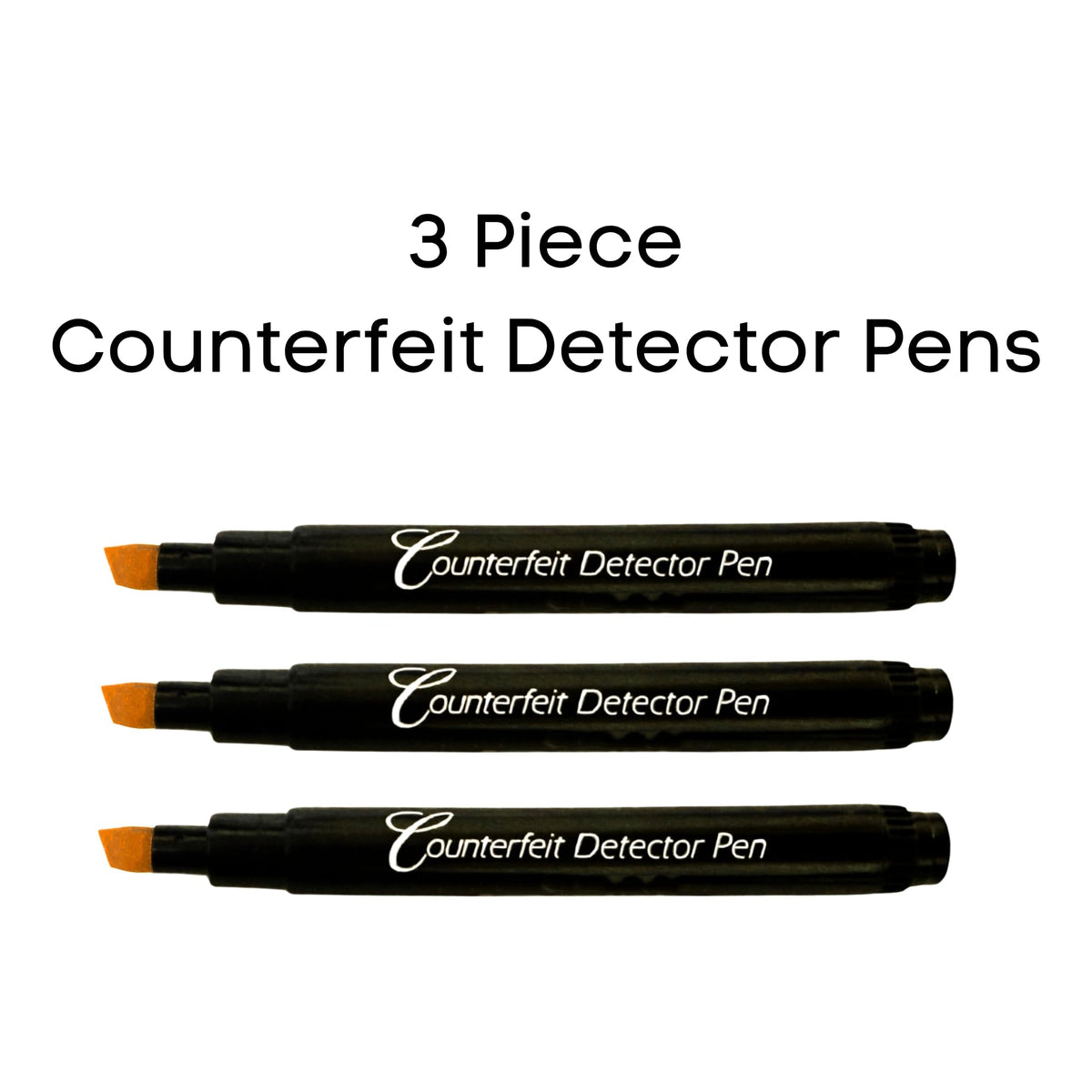 Counterfeit Money Detector Pen by Dri Mark – Pack of 3, Model 3513B-CH