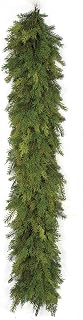 6ft PE Soft-Touch Artificial Mixed Cedar & Pine Garland -2 Tone Green