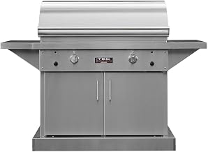 Tec Sterling Patio Fr 44-inch Freestanding Infrared Natural Gas Grill On Stainless Cabinet - Stpfr2ntcab