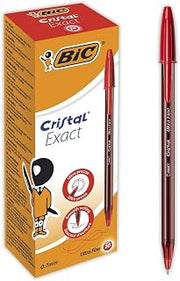 BIC Cristal Exact Ballpoint Pen Red Pack of 1