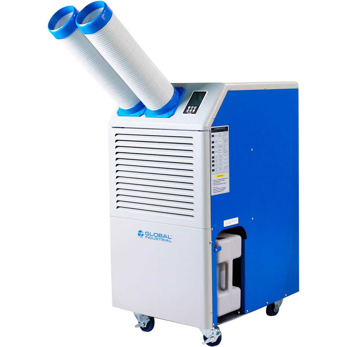 Water-Cooled Portable Air Conditioner by Global Industrial – 1.3 tons, Blue & Gray, Model WPW-4000
