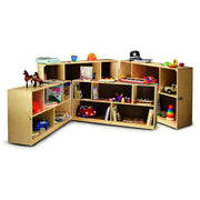 Birch Laminate 30" Storage Cabinet by Whitney Brothers – 30"H, Birch, Fold and Roll, Model WB0352