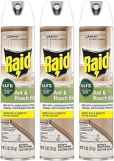Raid Ant and Roach Killer, Aerosol Spray with Essential Oils (3)